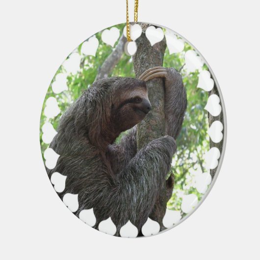 Boom-klimsleufwerende versiering keramisch ornament (Links)