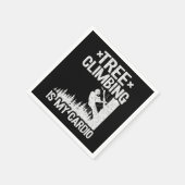 Boom klimt is mijn cardio grappige artiest Gift Tr Servet (Hoek)