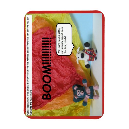 BOOM koelkast magneet (Verticaal)