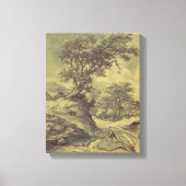 Boom  kunst - digitale afdruk gewijzigd canvas afdruk (Voorkant)