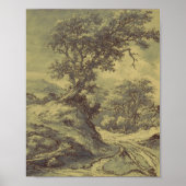 Boom kunst - digitale afdruk gewijzigd poster (Voorkant)