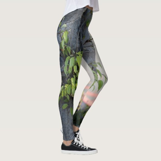 Boom laat Mode verouderd ontwerp achter Leggings (Rechts)