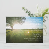 Boom Landscape Foto - Weddenschap Kaart (Staand voorkant)