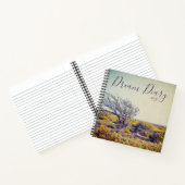 Boom Landschap Vivid Dream Diary Notitieboek (Binnen)