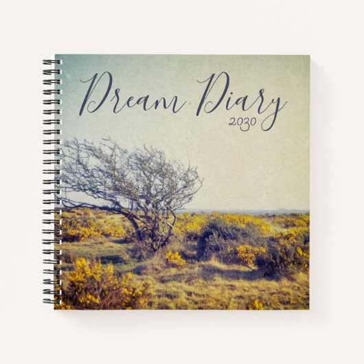 Boom Landschap Vivid Dream Diary Notitieboek (Voorkant)