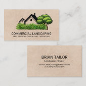 Boom | Landschapsarchitectuur | Huis Visitekaartje (Voorkant / Achterkant)