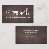 Boom | landschapsarchitectuur | Tuinieren Services Visitekaartje (Voorkant / Achterkant)