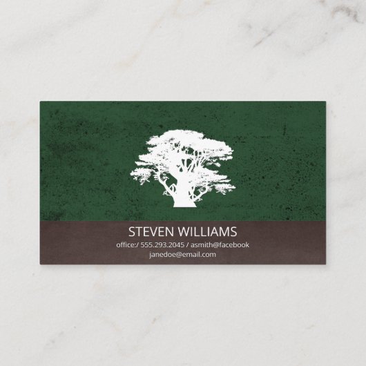Boom | Landschapsarchitectuur Visitekaartje (Achterkant)