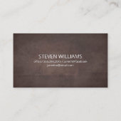 Boom | Landschapsontwerp | Achtergrond bruine text Visitekaartje (Achterkant)