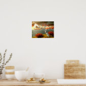Boom langs de oceaan poster (Keuken)