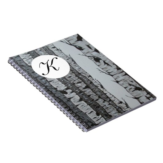 Boom-laptop met persoonlijke monogram/naam notitieboek (Rechterzijde)