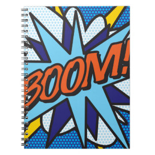 BOOM Leuke Retro Stripboek Pop Art Notitieboek