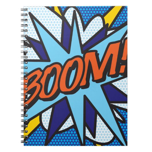BOOM Leuke Retro Stripboek Pop Art Notitieboek (Voorkant)
