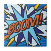 BOOM Leuke Retro Stripboek Pop Art Tegeltje (Voorkant)