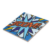 BOOM Leuke Retro Stripboek Pop Art Tegeltje (Zijkant)