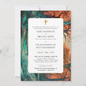 Boom Leven Katholieke Nuptial Mass Bruiloft Kaart (Voorkant)