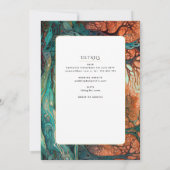 Boom Leven Katholieke Nuptial Mass Bruiloft Kaart (Achterkant)