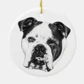 Boom-Licht Bulldog Ornament (Achterkant)