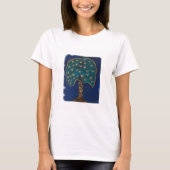 Boom Liefde Kunst Dames Basic T-Shirt (Voorkant)