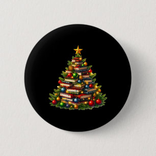 Boom Liefde Lezen Boeken Bibliothecaris Mannen Vro Ronde Button 5,7 Cm
