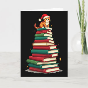 Boom Liefde Lezen Boeken Kat Bibliothecaris Grappi Kaart