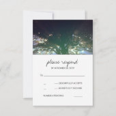 Boom Lights Rustic Romantic Wedding RSVP (Voorkant)