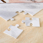 Boom Lined Street Waterverf Ink Illustration Art Legpuzzel (Zijkant)