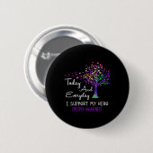 Boom-lint ik steun mijn Hero Epilepsy Bewustheid Ronde Button 5,7 Cm (Voorkant /achterkant)