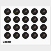 Boom Lint RSD CRPS Awareness Ronde Sticker (Vel)