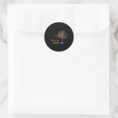 Boom Lint RSD CRPS Awareness Ronde Sticker (Tas)