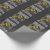 Boom Logging Joke Forestry Harvester Cadeaupapier (Hoek)