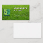 Boom Logo | Glazen Visitekaartje (Voorkant / Achterkant)