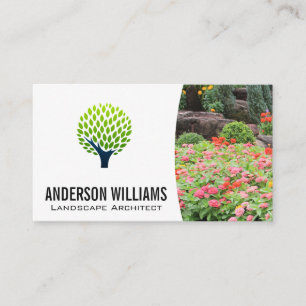 Boom Logo   Landschap Flowers Trees Visitekaartje
