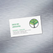 Boom Logo | Landschapsontwerp | Bomen bijsnijden Magnetisch Visitekaartje (Voorbeeld)