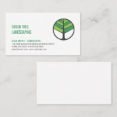 Boom Logo | Landschapsontwerp | Bomen bijsnijden Visitekaartje (Voorkant / Achterkant)