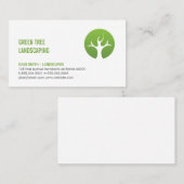 Boom Logo | Landschapsontwerp | Bomen bijsnijden Visitekaartje (Voorkant / Achterkant)