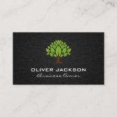 Boom Logo | Landschapsontwerp Visitekaartje (Voorkant)