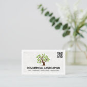 Boom Logo | QR-code Visitekaartje (Staand voorkant)