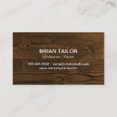 Boom Logo | Tuinhout Visitekaartje (Achterkant)