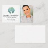 Boom Logo | Vrouw voor bedrijven Visitekaartje (Voorkant / Achterkant)