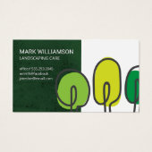 Boom Logos | Tuinontwerp Visitekaartje (Voorkant)