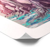 Boom Meisje Pastelschilderij Poster (Hoek)