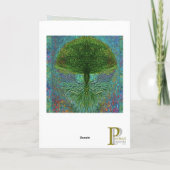 Boom met Angel Wings Graphic Arts Kaart (Achterkant)