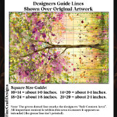 Boom met Bloemen Borduuraccenten EE5L Decoupage Tissuepapier