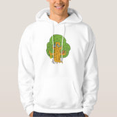 Boom met Bos Dieren Schattigee Natuur Hoodie (Voorkant)
