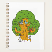 Boom met Bos Dieren Schattigee Natuur Planner (Voorkant)