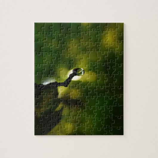 Boom met druppel water legpuzzel (Verticaal)