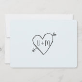 Boom met gebeeldhouwd hart en strijklichten blauw kaart (Achterkant)