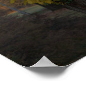 Boom met geel blad Poster (Hoek)