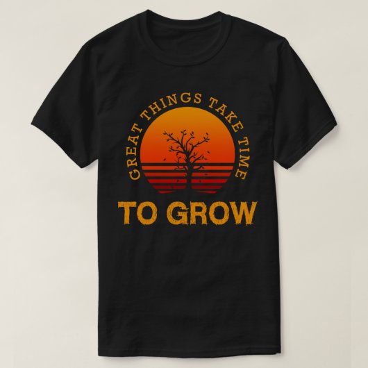Boom met kleine bladeren t-shirt (Design voorkant)